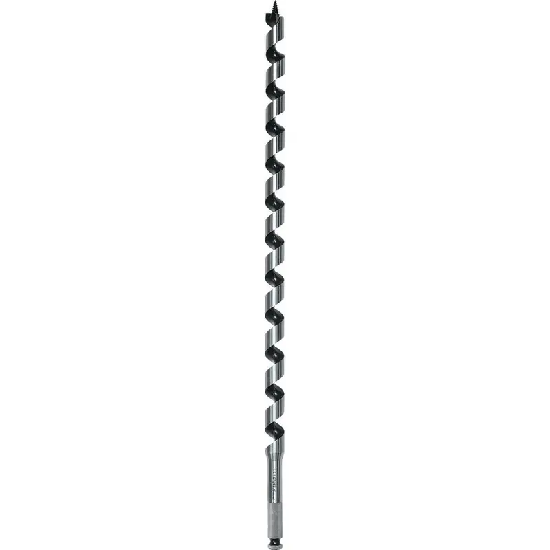 11/16″ x 18″ Ship Auger Bit – Heavy-Duty Spiral Bit for Deep, Clean Wood Boring