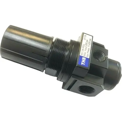 3NINER R513N-ROL 3/8″ Heavy-Duty Air Pressure Regulator – 7–225 PSI Range, 250 PSI Max, OEM Replacement Part REG0375