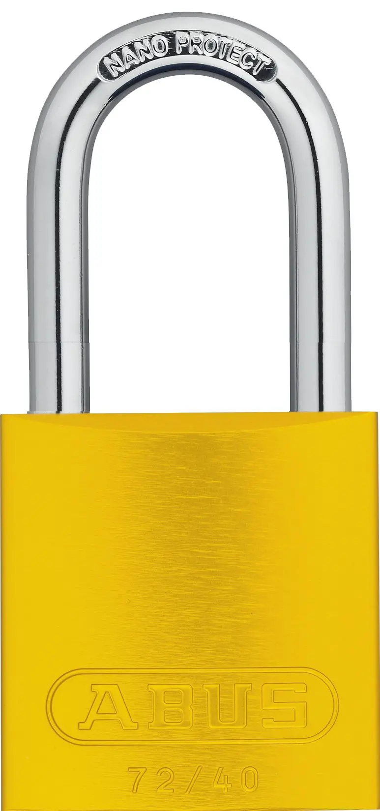 ABUS 72/40HB40 Heavy-Duty Lockout Padlock – Keyed Different, 1/4″ Shackle Diameter, 1-9/16″ Shackle Height, Bright Yellow Housing