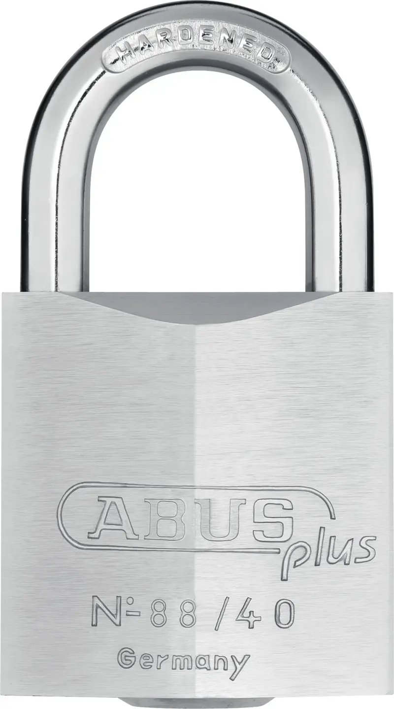 ABUS 88/40 Stainless Brass Outdoor Padlock – 40mm Wide, Keyed Different, Includes 2 Keys