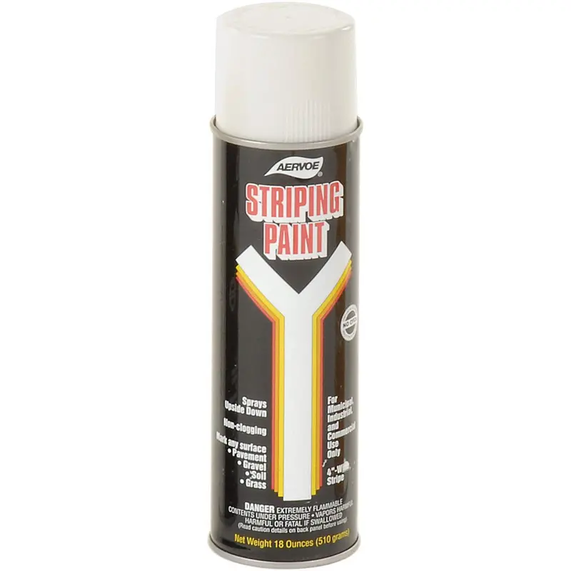 Aervoe 710 White Line Striper Spray Paint – Case of 12 Cans
