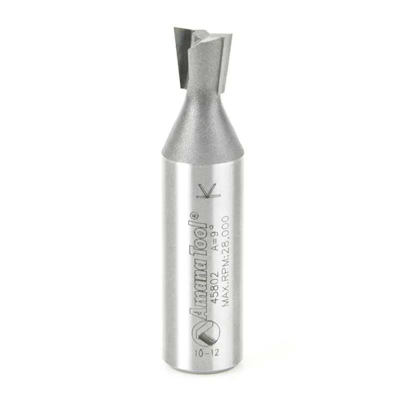 Amana 45802 Carbide-Tipped 1/4″ Dovetail Bit with 14° Angle