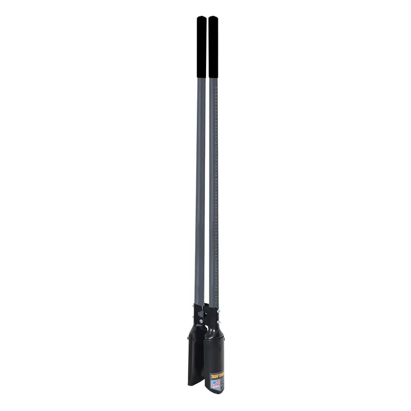 Ames True Temper Post Hole Digger – Fiberglass Handle with Forged Steel Scoops (Model 2704200)