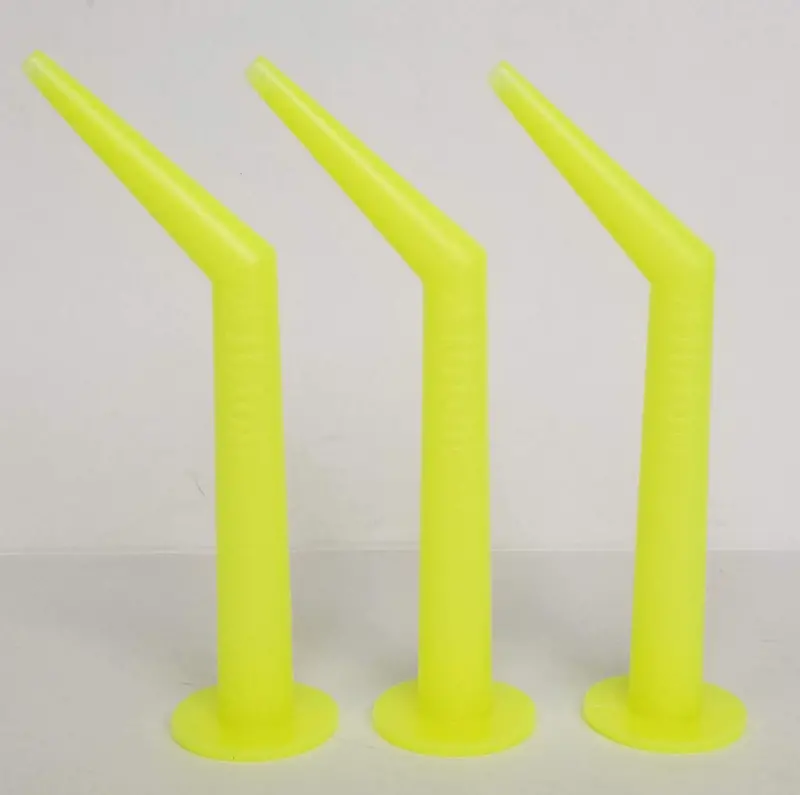 Angle Shot Plastic Cartridge Nozzle – 3-Pack for 1/10-Gallon Dispensers