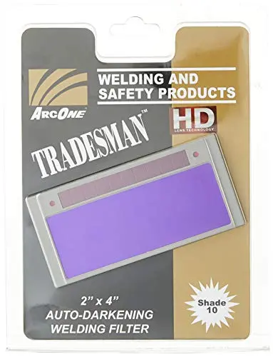 ArcOne Tradesman Horizontal Auto-Darkening Welding Filter – 2″ x 4.25″