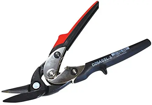 Bessey D29ASSL-2 Left-Cut Aviation Snips – 10-Inch Heavy-Duty Metal Shears for Precision Cutting