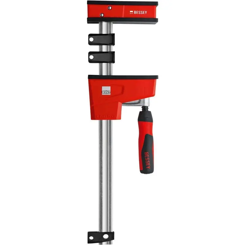 BESSEY KRE3524 Ergonomic 24-Inch Steel Parallel Clamp Kit with Dual Handles for Woodworking, Cabinetry & Case Construction