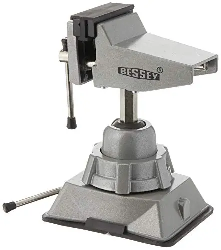 BESSEY Swivel Vacuum Base Clamp — Adjustable Mounting Vise