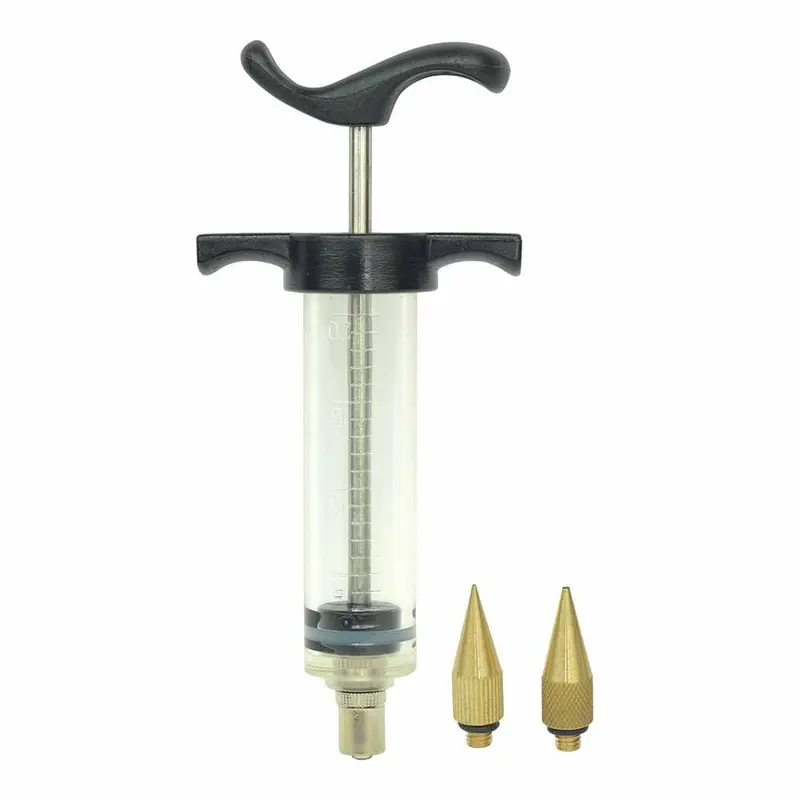 Big Horn 19408 High-Pressure Glue Injector – Includes Two Brass Application Tips