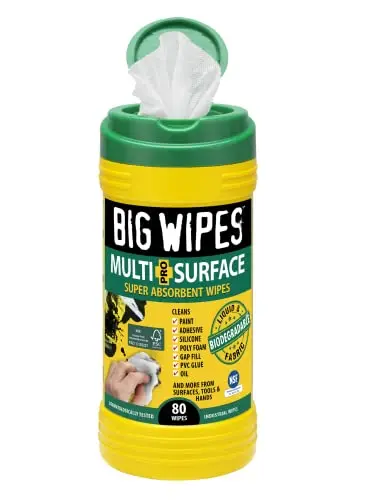 BIG WIPES Multi-Surface Cleaning Wipes — 80-Count Pack for Everyday Surfaces