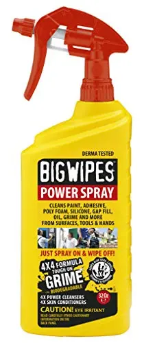BIG WIPES Power Spray Cleaner – Industrial-Strength Degreaser, 6002-9