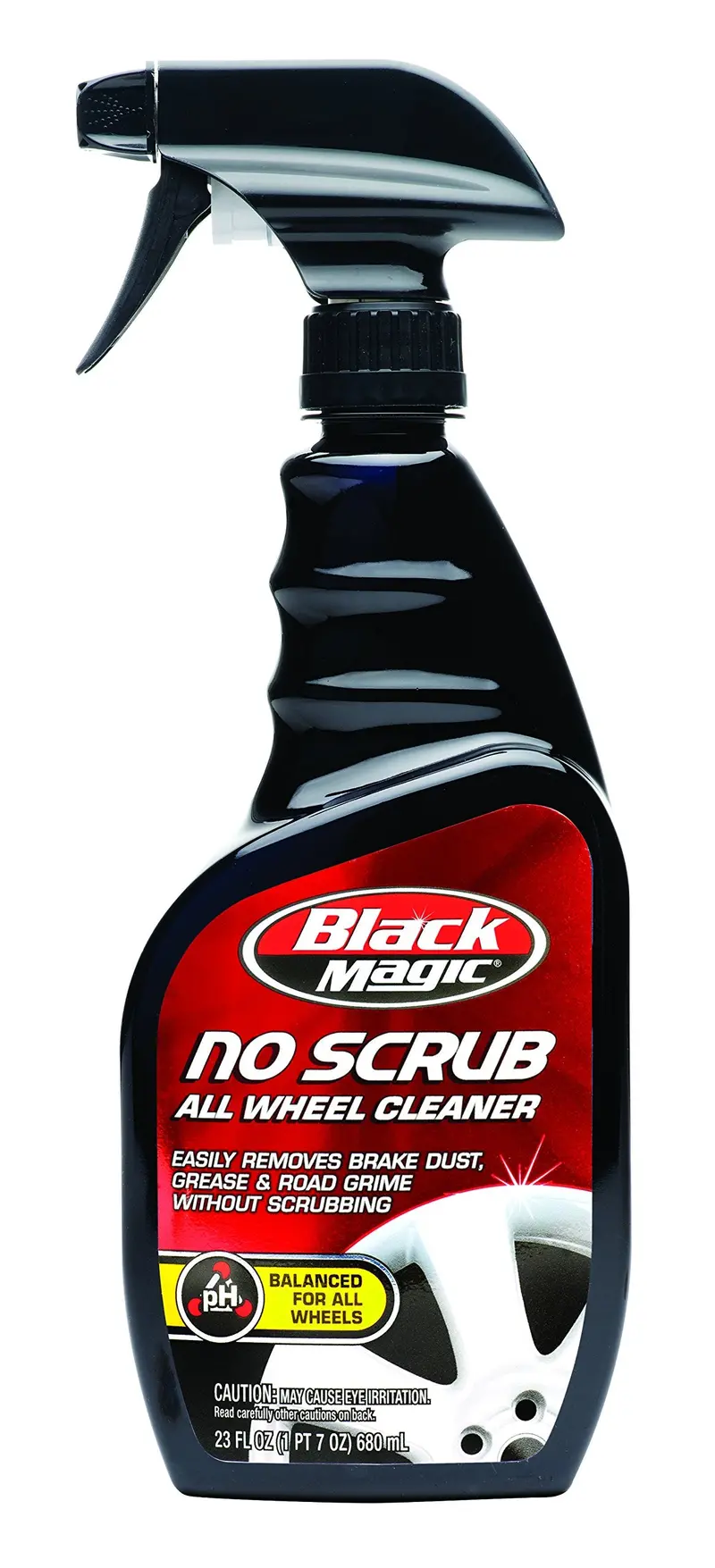 Black Magic BM41023 No-Scrub Wheel Cleaner – 23 fl oz Formula for Brake Dust & Grime