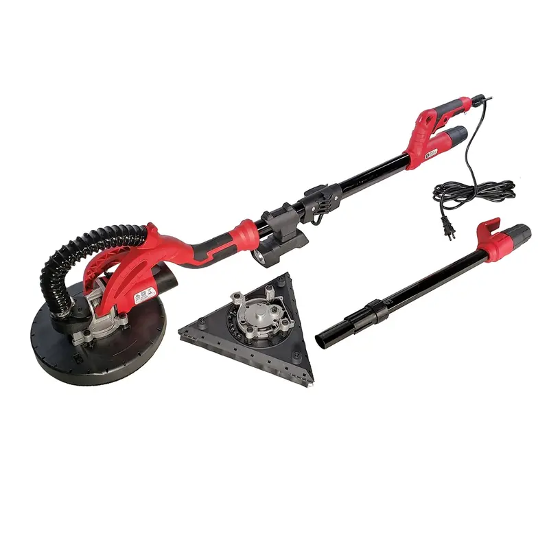 BN Products BNR1839 Electric Drywall Sander – Interchangeable 9″ Round and Triangular Sanding Heads