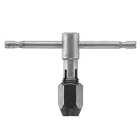 Bosch #0–1/4-Inch T-Handle Tap Wrench — Compact Manual Threading Tool for Small Fasteners