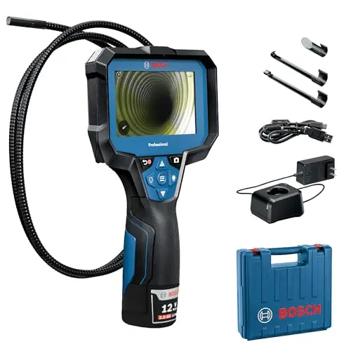 BOSCH 12V Max Connected 11-Foot Articulating Inspection Camera Kit