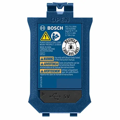 BOSCH 3.7V Lithium-Ion 1.0 Ah Replacement Battery for Compact Power Tools
