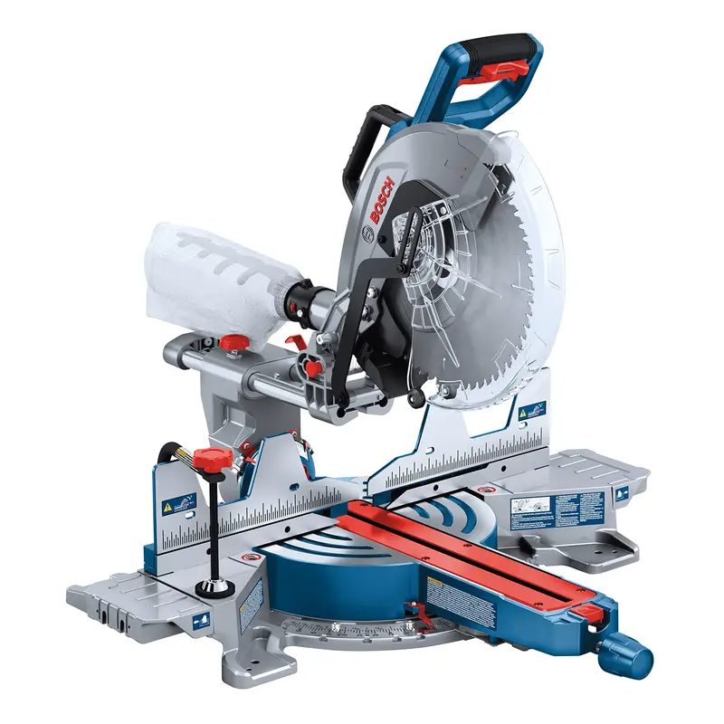 BOSCH GCM18V-12SDN 18V Cordless 12-Inch Dual-Bevel Slide Miter Saw – Bare Tool with ProFactor Precision Cutting System