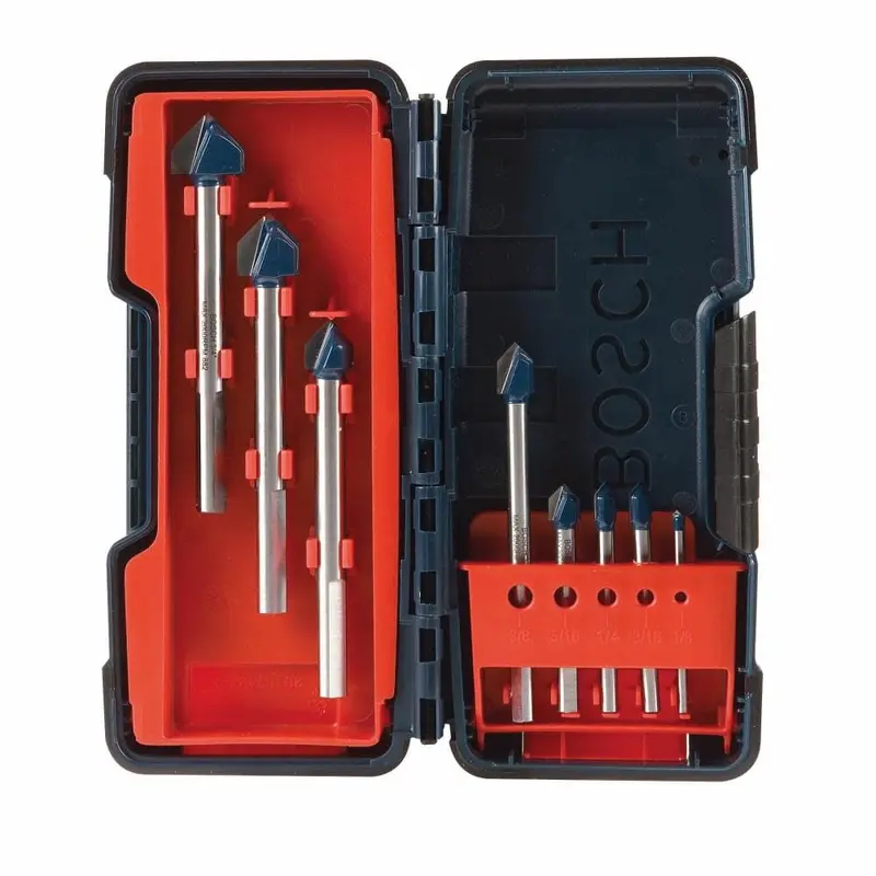 Bosch GT3000 8-Piece Glass and Tile Drill Bit Set