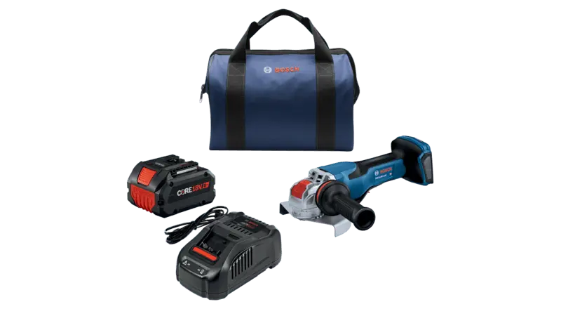Bosch PROFACTOR 18V X-Lock Angle Grinder Kit – Paddle Switch Model with Safety Features