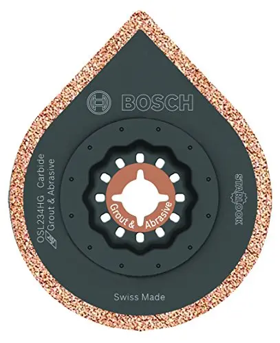 Bosch Starlock Oscillating Tool Grout Blade – OSL234HG, 2-3/4″ Hybrid Design