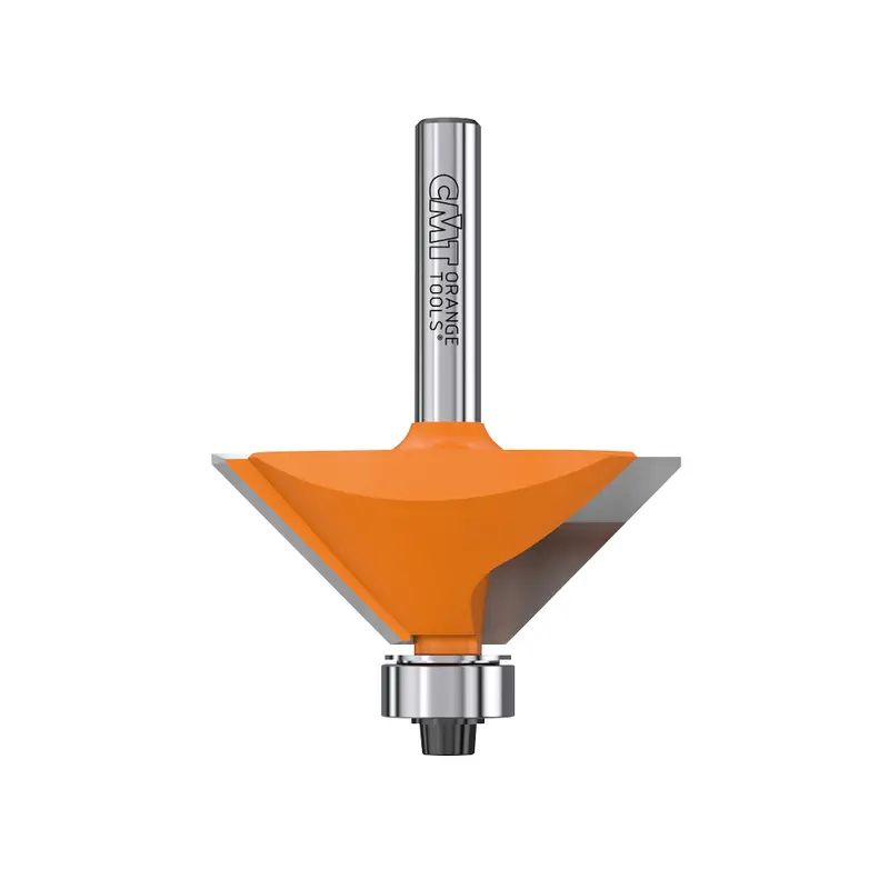 Chamfer Bit – 2-9/16″ Diameter, 1″ Cutting Depth, 3-1/64″ Overall Length, 1/2″ Shank