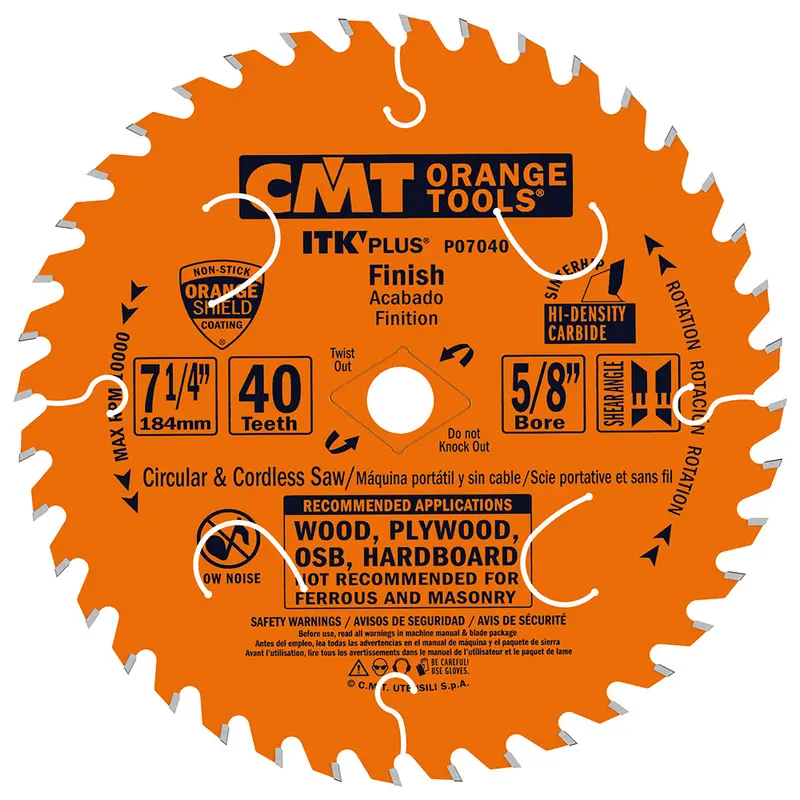 CMT 6-1/2-Inch Contractor Circular Saw Blade with 36 Teeth per Inch