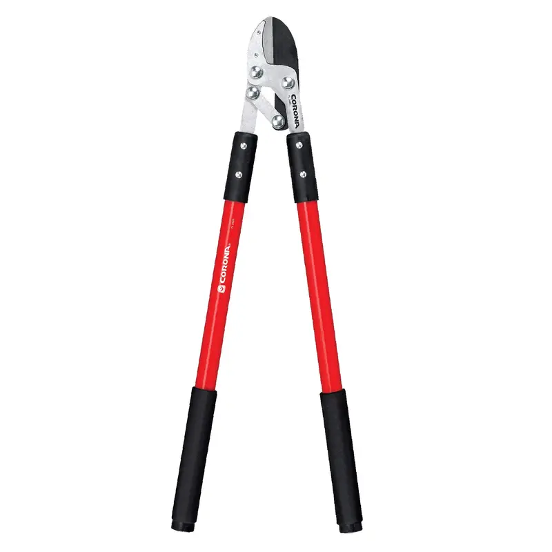 Corona Compound Action Anvil Lopper – 32-Inch, Ergonomic Red Handle