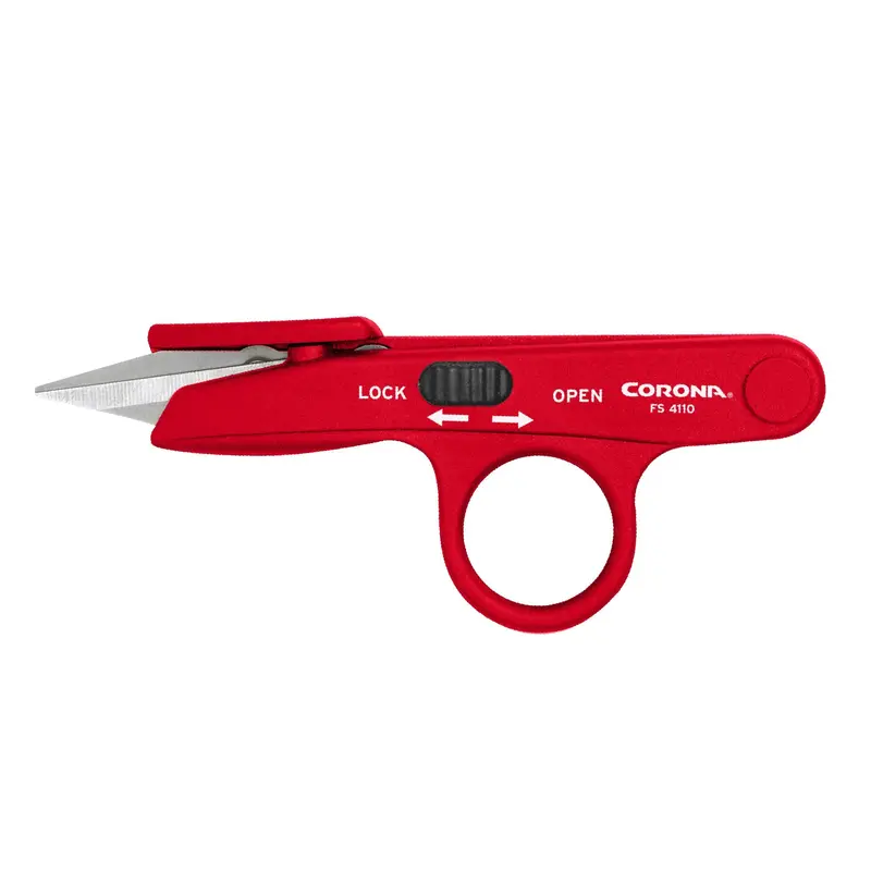 Corona FS4110 Hydroponic Micro Snips – Precision Finger-Style Cutters, Red