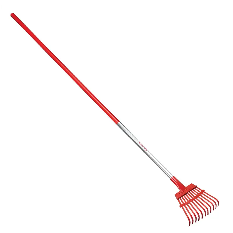 Corona RK62060 Fixed-Tine Shrub Rake – 8″ Aluminum Head with Ergonomic Handle