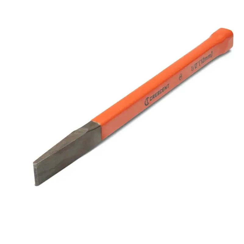 Crescent 1/2″ Cold Chisel – Durable Forged Steel Chisel, 7″ Overall Length, General-Purpose Striking Tool