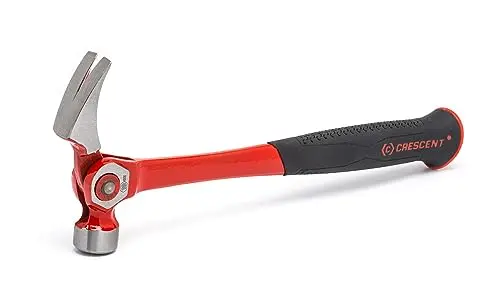 Crescent 18 oz Steel Claw Hammer — Cushion-Grip Handle with Precision Indexing Face
