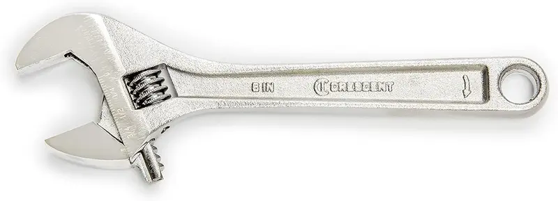 Crescent 6-Inch Adjustable Wrench – Durable Bagged Hand Tool (Model AC26BK)