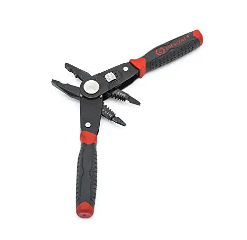 Crescent Dual-Function Linesman Pliers with Integrated Wire Stripping Capability