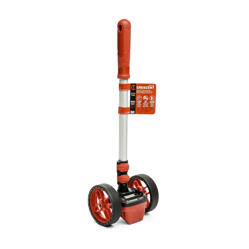 Crescent Lufkin CMW4DUAL Measuring Wheel – 4″ SAE Dual-Mode Distance Tracker