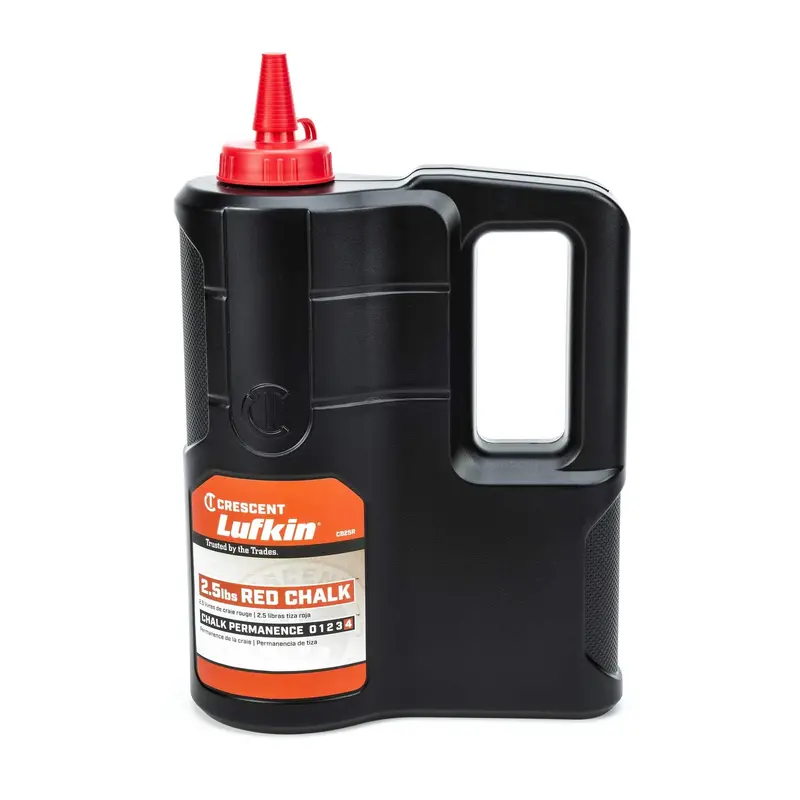 Crescent Lufkin Red Chalk Refill – 2.5 lb Block for Line Marking