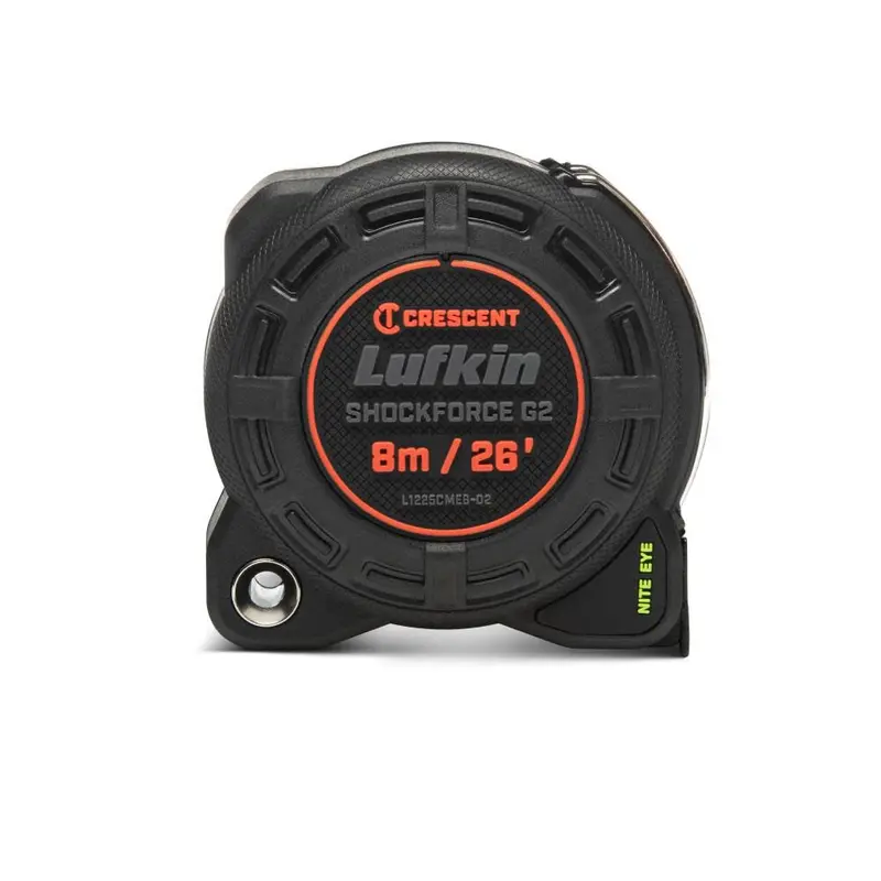 Crescent Lufkin Shockforce Nite Eye G2 26-Foot Magnetic Tape Measure