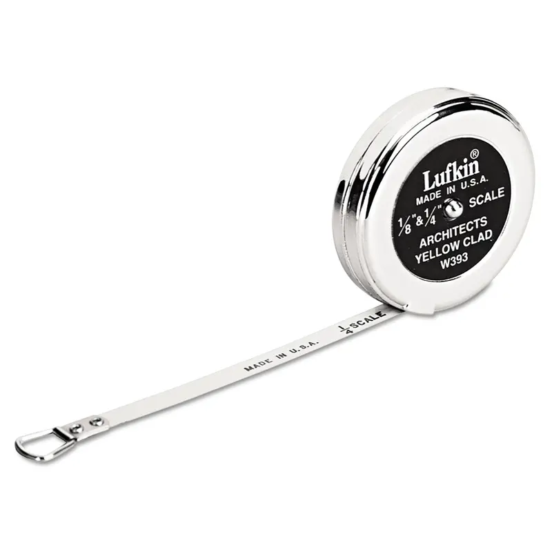 Crescent Lufkin W393 1/4″ x 5-Foot Architect’s Pocket Scale – Compact Folding Rule with Metric/Imperial Graduations