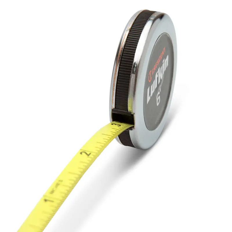 Crescent Lufkin W606P 1/4″ x 6′ Executive Pocket Tape Measure – Yellow Clad A19 Blade