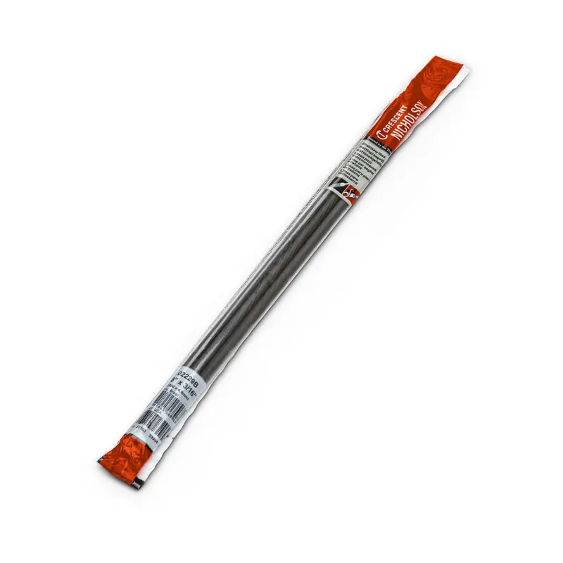 Crescent Nicholson 02229B Chainsaw File Set – 8″ Round Knurl-Cut File, 3-Pack for Sharpening Bar Chains