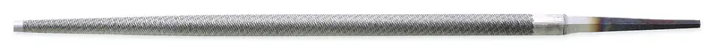Crescent Nicholson 21854 American-Style Bastard-Cut Round Hand File – 10″, Single Cut, No Handle