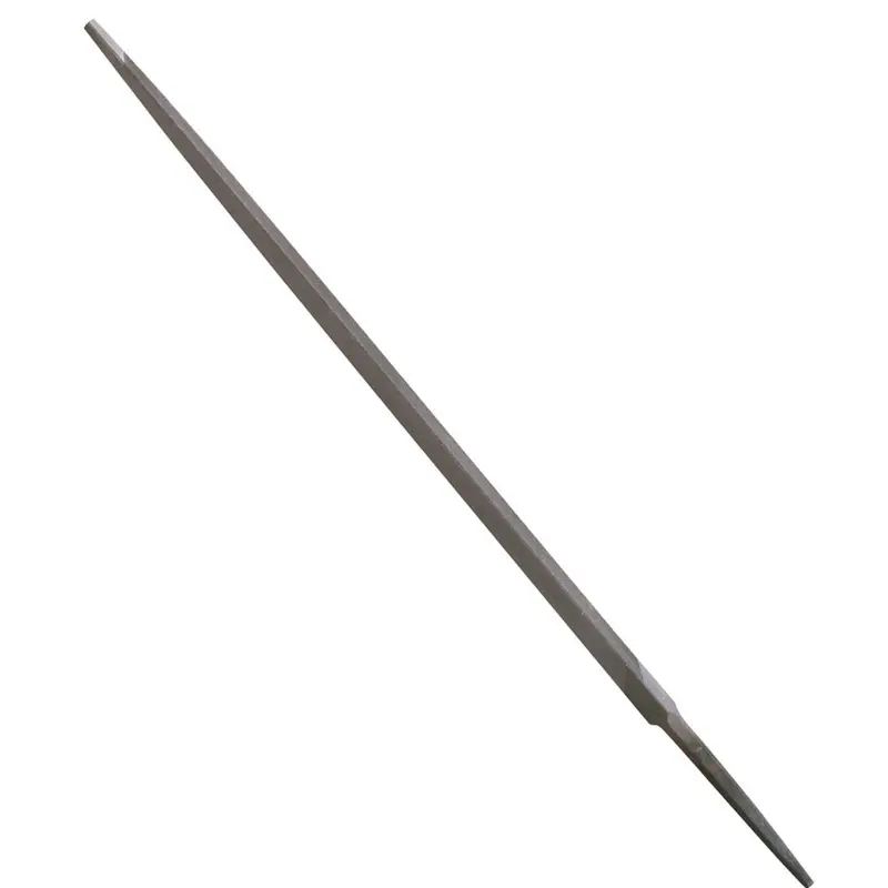 Crescent Nicholson 21874NNB 6″ Triangular Taper File – Extra-Slim, Single-Cut, American Pattern, Handle-Not-Included