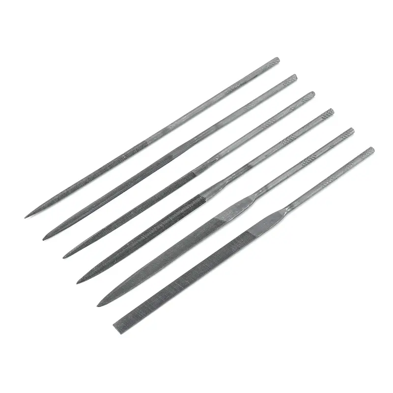 Crescent Nicholson 42030L Mini Assorted File Set – 5.5″ (140 mm) Compact Hand Files for Detail Work