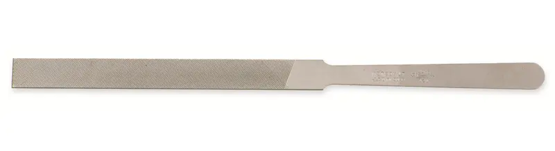 Crescent Nicholson 5-1/4-Inch Double-Cut Tungsten Point File – Thin Rectangular Profile