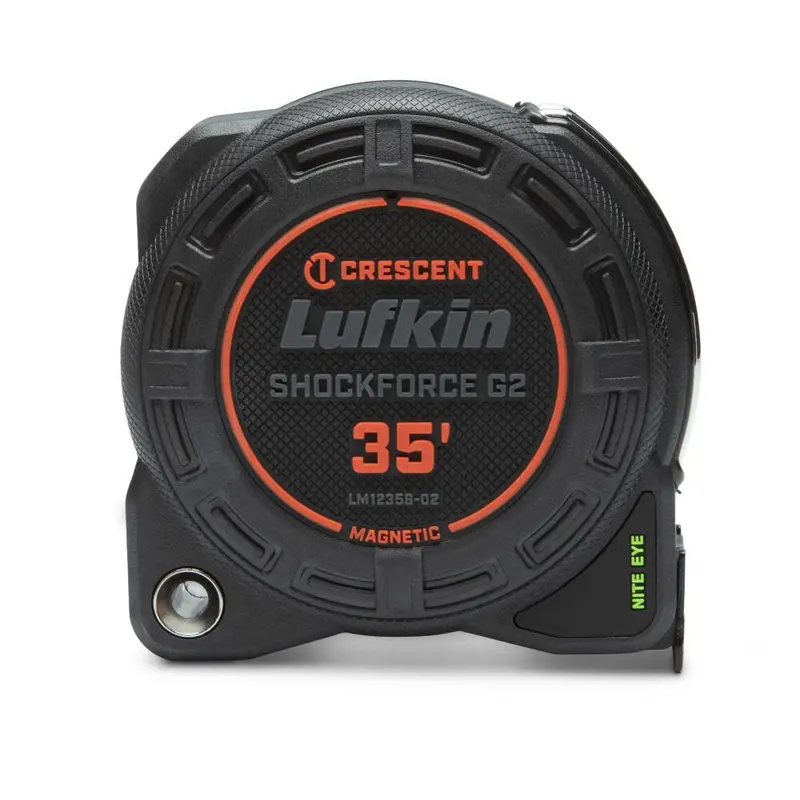 Crescent Shockforce Nite Eye G2 35-Foot Magnetic Tape Measure – 1-1/4-Inch Blade