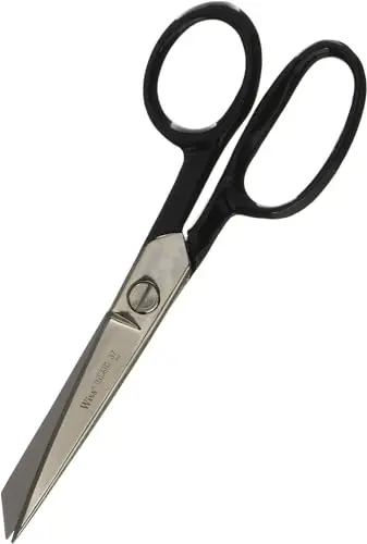 Crescent Wiss 7-1/8″ Industrial Straight Trimmers – Heavy-Duty Inlaid Blade, Model 37N