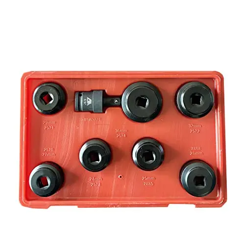 CTA Tools 7440 Low-Profile Oil Cap Socket Set – 8-Piece, Compact Design