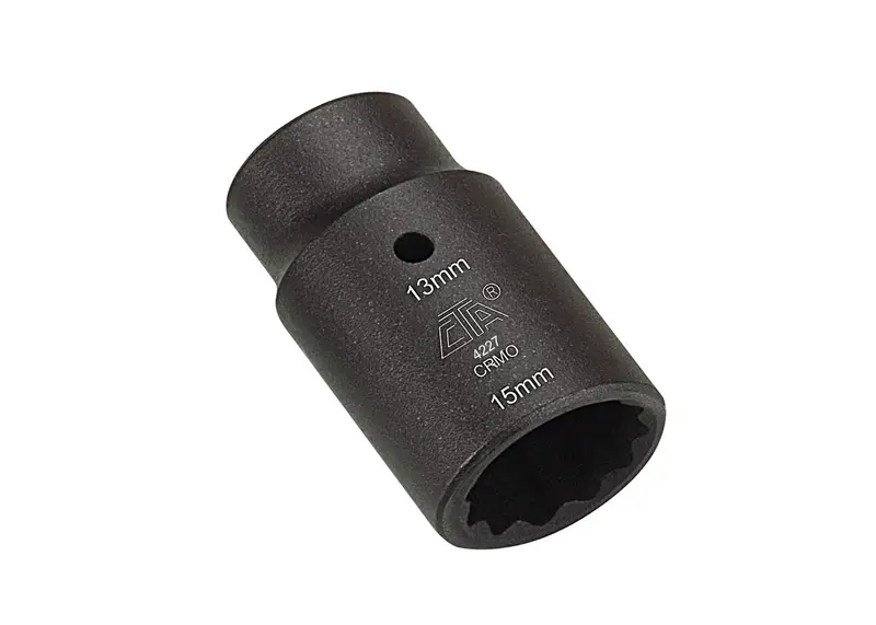 CTA Tools Mini Flip Socket – Dual 13mm & 15mm Compact Ratcheting Socket