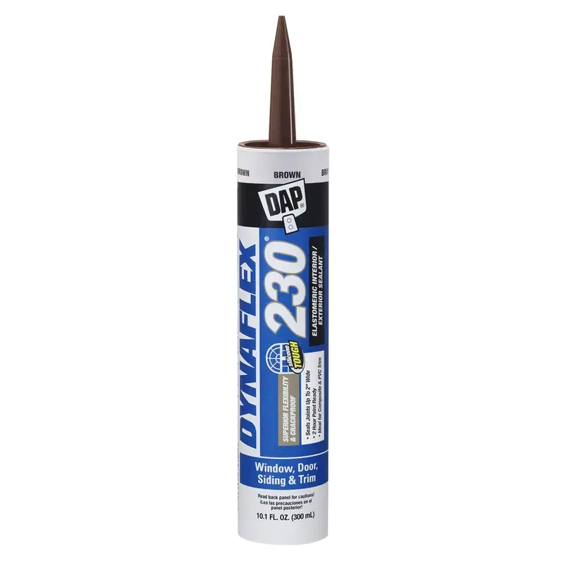 DAP DYNAFLEX 230 Brown Raw Flexible Sealant – 10.1 oz Tube