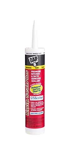 DAP Kwik Seal Plus White Kitchen & Bath Adhesive Sealant (10.1 oz, 12-Pack)