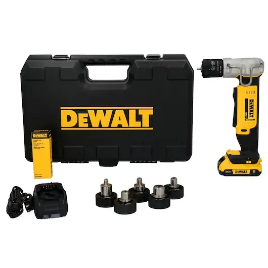 DEWALT 20V MAX Copper Swaging Tool Kit for Electrical Connections
